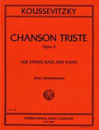 Koussevitsky, S: Chanson Triste op. 2