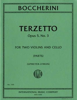Boccherini, L: Terzetto Op.54/3