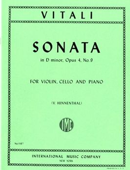 Vitali, G B: Sonata op. 4/9