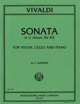 Vivaldi, A: Sonata in C minor C minor F Xvi N. 1