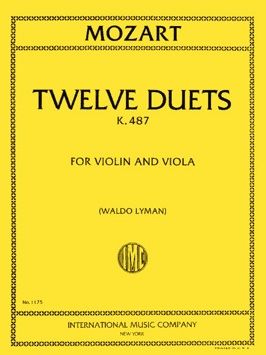 Mozart, W A: 12 Easy Duets Kv 487 (496a)