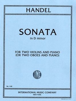 Handel, G F: Sonata D minor D minor