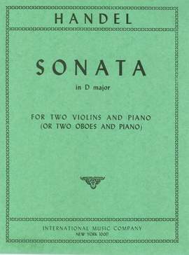 Handel, G F: Sonata D major D major