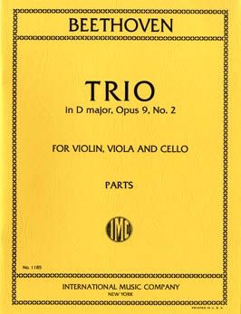Beethoven, L v: Trio Dmaj Op9/2 Vln Vla Vc