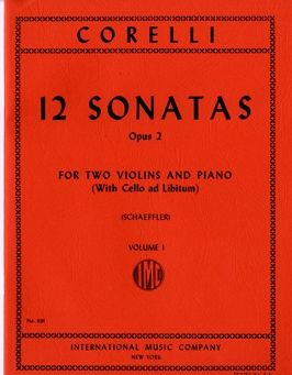 Corelli, A: 12 Sonatas Volume 1 op.2