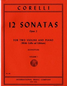 Corelli, A: 12 Sonatas Volume 1 op.2