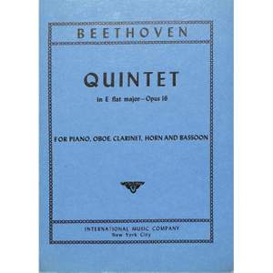 Beethoven, L v: Quintet in Eb major op. 16