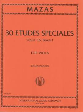 Mazas, J: Etudes Speciales Book 1 op.36