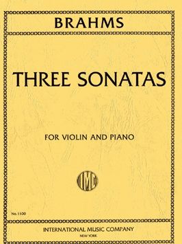 Brahms, J: Three Violin Sonatas op.78, 100 & 108