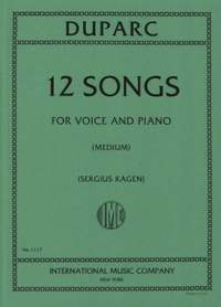 Duparc, H: 12 Songs