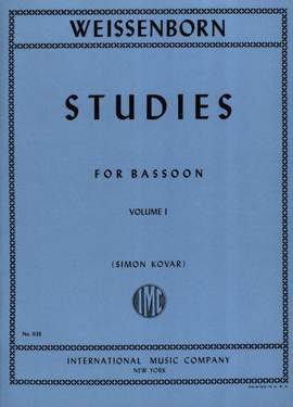 Weissenborn, J: Studies 1 Op.8 Vol. 1