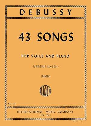 Debussy, C: 43 Songs