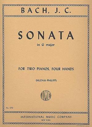 Bach, J C: Sonata G major