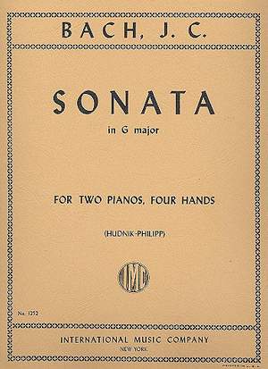Bach, J C: Sonata G major G major