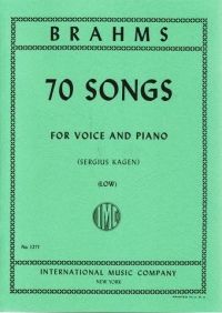 Brahms, J: 70 Songs L.vce Pft