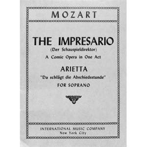 Mozart, W A: Arietta "Da schlägt die Abschiedsstunde"