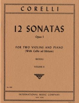 Corelli, A: 12 Sonatas Vol. 2 op.1 Vol. 2