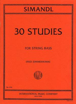 Simandl, F: 30 Studies For Development Of Tone
