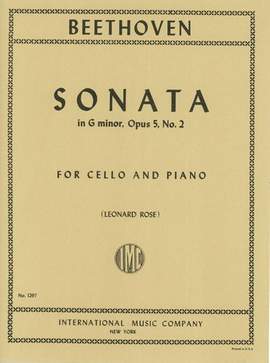 Beethoven: Sonata G Minor Op. 5/2