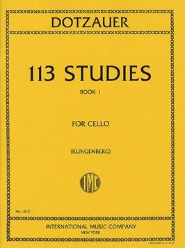 Dotzauer: 113 Cello Studies Volume 1