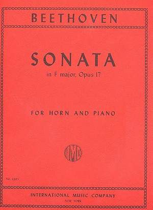 Beethoven, L v: Sonata in F major Op.17