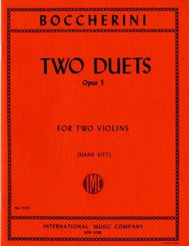 Boccherini, L: Two Duets op.5