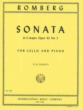 Romberg, B: Cello Sonata C Maj C Major Op.43 No.2
