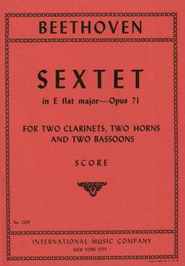 Beethoven: Sextet in E flat major Op.71