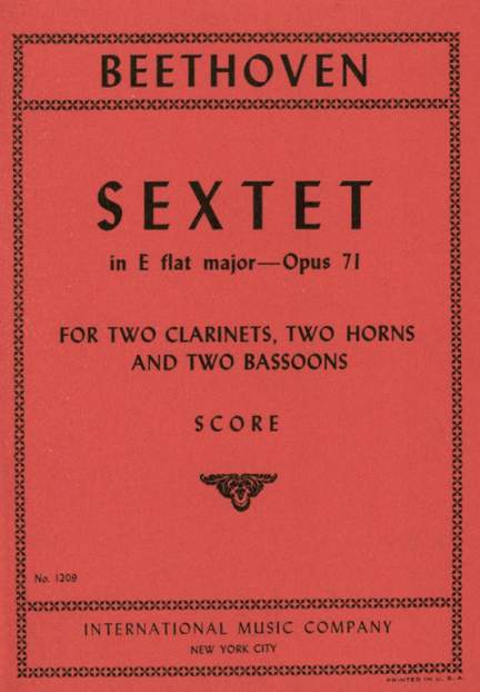 Beethoven: Sextet in E flat major Op.71