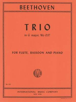 Beethoven, L v: Trio in G major