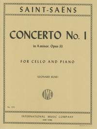 Saint-Saëns, C: Cello Concerto No.1 A Minor Op.33
