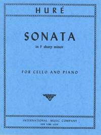 Huré, J: Sonata F sharp minor