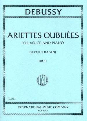 Debussy, C: Ariettes Oubilees H.vce Pft