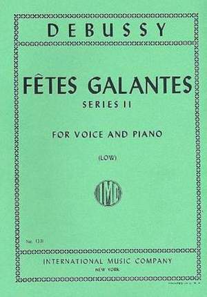 Debussy, C: Fetes Galantes Ser.II H.vce Pf