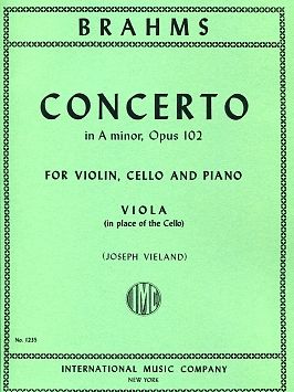 Brahms, J: Concerto in A minor op.102