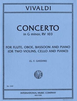 Vivaldi: Concerto G Minor RV.103
