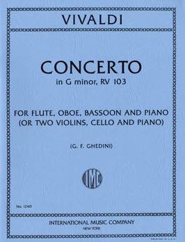 Vivaldi: Concerto G Minor RV.103