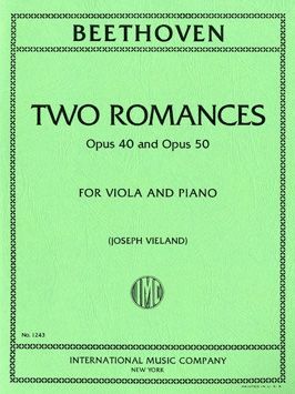 Two Romances op.40 & 50