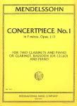 Mendelssohn: Konzertstück No.1 F Minor Op.113