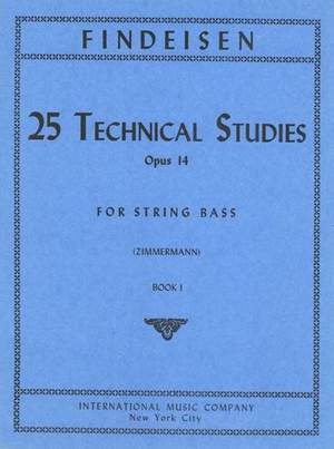 Findeisen, T A: 25 Technical Studies Volume 1 op. 14 Vol. 1