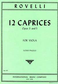 Rovelli, P: 12 Caprices op.3 & op.5