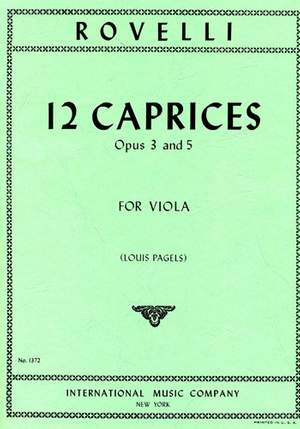 Rovelli, P: 12 Caprices op.3 & op.5