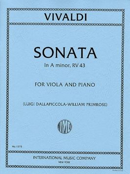 Vivaldi: Viola Sonata No.3 A Minor RV43