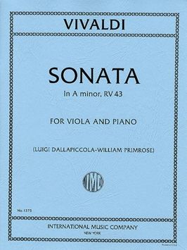 Vivaldi: Viola Sonata No.3 A Minor RV43