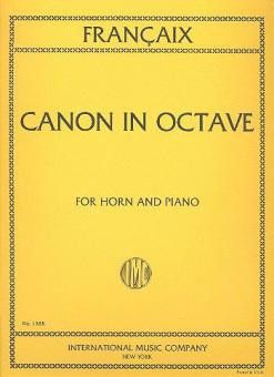 Françaix, J: Canon in Octave