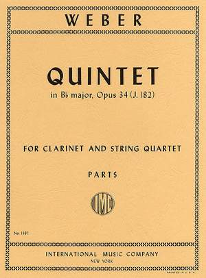 Weber: Clarinet Quintet Bb Major Op.34