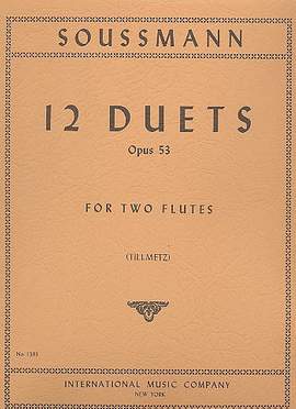 Soussmann, H: 12 Duets op. 53