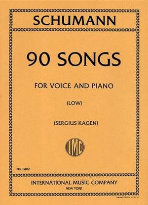 Schumann, R: 90 Songs