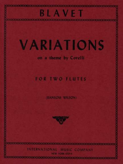 Blavet, M: Variations on a theme by Corelli