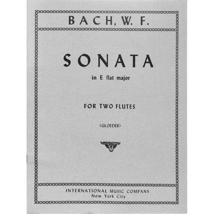 Bach, W F: Sonate in E flat major E flat major
